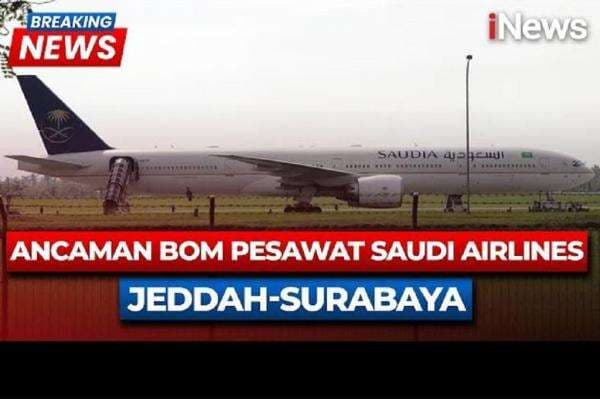 Detik-Detik Pesawat Jemaah Haji Mendarat Darurat di Kualanamu karena Diteror Bom Detik-Detik Pesawat Jemaah Haji Mendarat Darurat di Kualanamu karena Diteror Bom