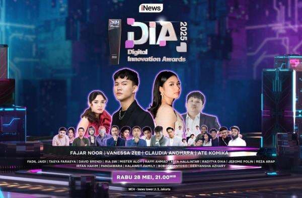 Digital Innovations Awards 2025, Live di iNews Malam Ini Digital Innovations Awards 2025, Live di iNews Malam Ini