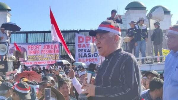  Din Syamsuddin Hadiri Demo Tolak Pemilu Curang di Depan Gedung DPR   