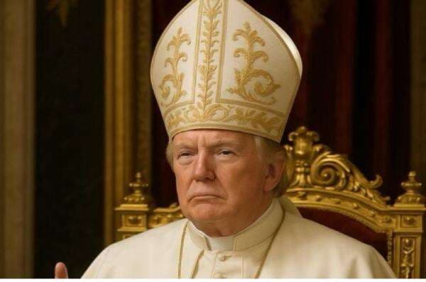 Donald Trump Unggah Gambar Dirinya sebagai Paus, Picu Kemarahan Katolik Donald Trump Unggah Gambar Dirinya sebagai Paus, Picu Kemarahan Katolik