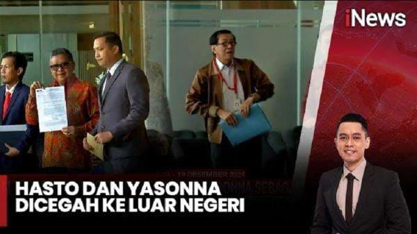 Nasib Hasto dan Yasonna, 2 Elite PDIP Dicegah ke Luar Negeri oleh KPK Nasib Hasto dan Yasonna, 2 Elite PDIP Dicegah ke Luar Negeri oleh KPK