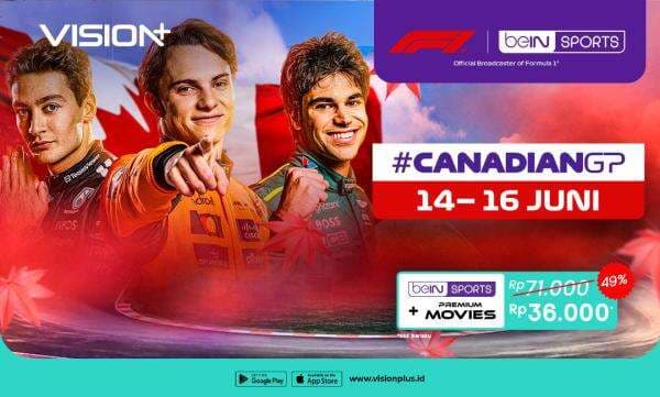 Jadwal Lengkap dan Link Live Streaming Formula 1 GP Kanada 2025 Jadwal Lengkap dan Link Live Streaming Formula 1 GP Kanada 2025