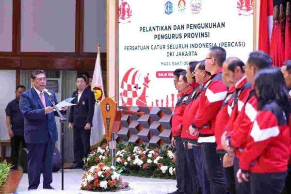 Dilantik Grand Master Utut Adianto, PERCASI DKI Jakarta Targetkan Juara Umum Kejurnas Catur 2025 Dilantik Grand Master Utut Adianto, PERCASI DKI Jakarta Targetkan Juara Umum Kejurnas Catur 2025