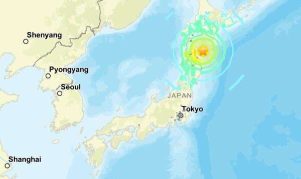 Gempa Dahsyat M7,6 di Jepang, Gelombang Tsunami 50 Cm Terjang Hokkaido Gempa Dahsyat M7,6 di Jepang, Gelombang Tsunami 50 Cm Terjang Hokkaido