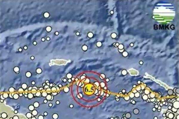 Gempa Besar Magnitudo 6,5 Guncang Keerom Papua Gempa Besar Magnitudo 6,5 Guncang Keerom Papua