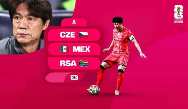 Jadwal Piala Dunia 2026 Hari Ini: Korea Selatan vs Republik Ceko! Jadwal Piala Dunia 2026 Hari Ini: Korea Selatan vs Republik Ceko!