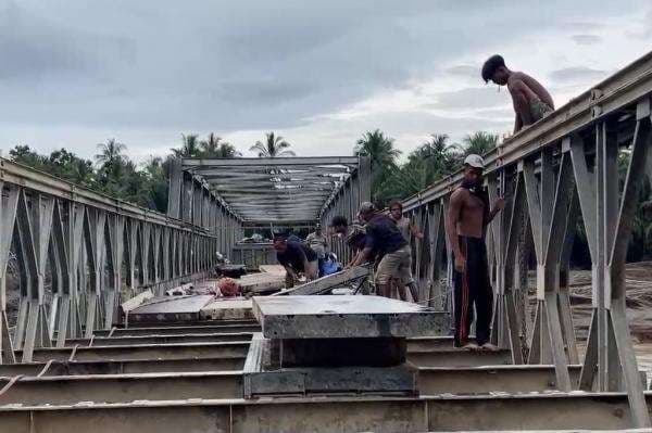 Jembatan Bailey Bireuen Segera Rampung, Warga: Alhamdulillah Sangat Terbantu Jembatan Bailey Bireuen Segera Rampung, Warga: Alhamdulillah Sangat Terbantu