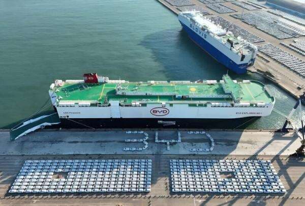 Ekspor Mobil Listrik China Naik 19, Dipimpin Chery dan MG Ekspor Mobil Listrik China Naik 19, Dipimpin Chery dan MG