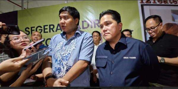 Erick Thohir-Ara Tengok Hunian Nempel Stasiun di Manggarai-Tanah Abang Erick Thohir-Ara Tengok Hunian Nempel Stasiun di Manggarai-Tanah Abang