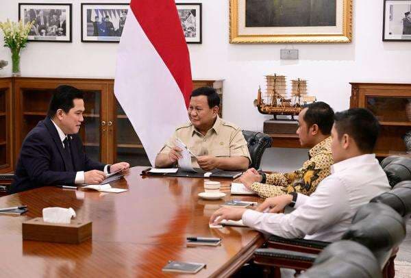 Erick Thohir Dipanggil ke Istana, Prabowo Minta Diskon Transportasi Segera Dimulai Erick Thohir Dipanggil ke Istana, Prabowo Minta Diskon Transportasi Segera Dimulai