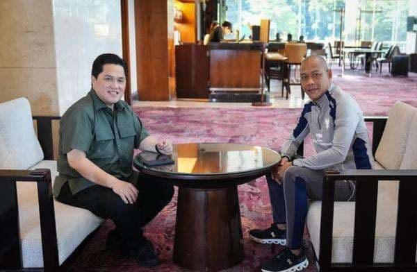 Bertemu Nova Arianto, Erick Thohir Minta Timnas Indonesia U-17 Dipersiapkan Maksimal untuk Piala Dunia U-17 2025 Bertemu Nova Arianto, Erick Thohir Minta Timnas Indonesia U-17 Dipersiapkan Maksimal untuk Piala Dunia U-17 2025