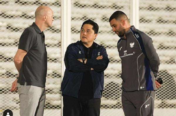 Erick Thohir Jelang Timnas Indonesia vs Bahrain: Pemain Jangan Terpecah Belah! Erick Thohir Jelang Timnas Indonesia vs Bahrain: Pemain Jangan Terpecah Belah!