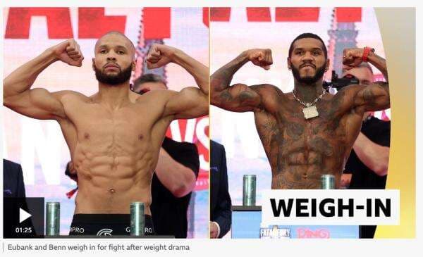 Eubank Jr Kecam Tim Benn usai Didenda Rp7,6 M karena Kelebihan Berat 0,05 Pon Eubank Jr Kecam Tim Benn usai Didenda Rp7,6 M karena Kelebihan Berat 0,05 Pon