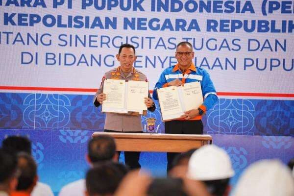 Kapolri Teken MoU dengan Pupuk Indonesia terkait Distribusi: Agar Tepat Sasaran Kapolri Teken MoU dengan Pupuk Indonesia terkait Distribusi: Agar Tepat Sasaran
