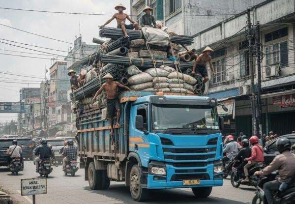 AHY Sebut Truk ODOL Pencabut Nyawa di Jalan AHY Sebut Truk ODOL Pencabut Nyawa di Jalan