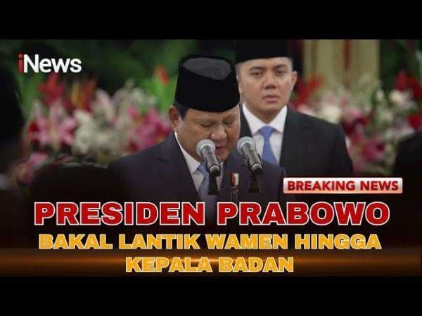 Presiden Prabowo Lantik Dony Oskaria Jadi Kepala BP BUMN Presiden Prabowo Lantik Dony Oskaria Jadi Kepala BP BUMN