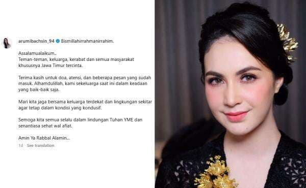 Arumi Bachsin Ungkap Kondisi Keluarga Usai Gedung Grahadi Dibakar Arumi Bachsin Ungkap Kondisi Keluarga Usai Gedung Grahadi Dibakar