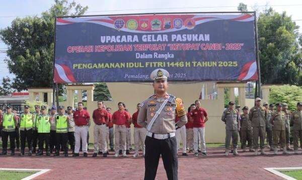 Persiapan Pengamanan Arus Mudik, Polres Pemalang Apel Gelar Pasukan Operasi Ketupat Candi 2025 Persiapan Pengamanan Arus Mudik, Polres Pemalang Apel Gelar Pasukan Operasi Ketupat Candi 2025