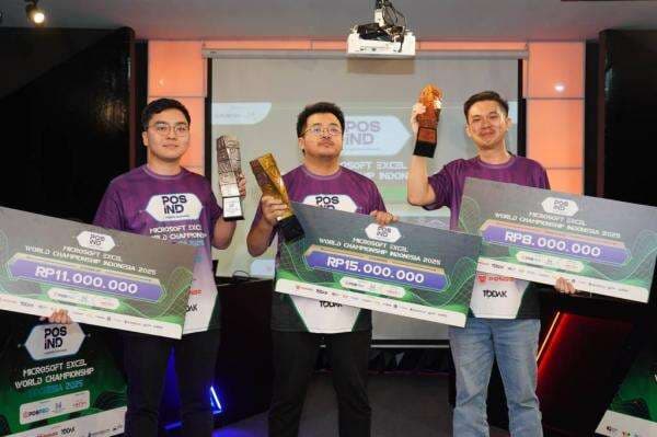 Calvin Lim Juara Microsoft Excel World Championship Indonesia 2025, Siap Wakili Tanah Air di Tingkat Dunia Calvin Lim Juara Microsoft Excel World Championship Indonesia 2025, Siap Wakili Tanah Air di Tingkat Dunia