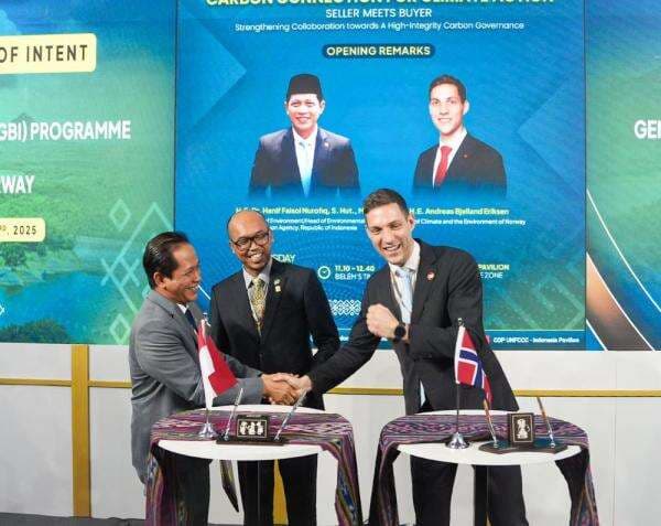 Sejarah Baru, Indonesia Jual 12 Juta Ton Karbon ke Norwegia Sejarah Baru, Indonesia Jual 12 Juta Ton Karbon ke Norwegia
