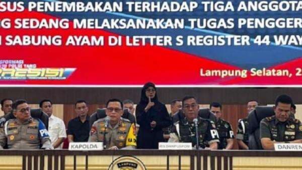 3 Polisi Tewas Ditembak Saat Gerebek Judi Sabung Ayam di Lampung, Oknum TNI Kopka Basar Tersangka 3 Polisi Tewas Ditembak Saat Gerebek Judi Sabung Ayam di Lampung, Oknum TNI Kopka Basar Tersangka