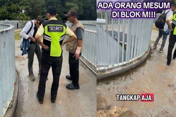 WNA Pamer Kemaluan di Kawasan Blok M Dilepas usai Diamankan, Masih Berkeliaran! WNA Pamer Kemaluan di Kawasan Blok M Dilepas usai Diamankan, Masih Berkeliaran!