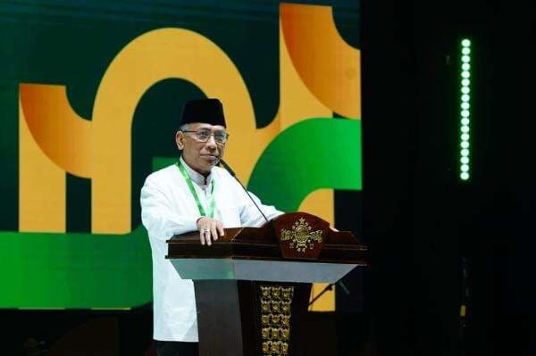 Gus Yahya Bersyukur Konflik Internal Berakhir di Peringatan Harlah 100 Tahun NU Gus Yahya Bersyukur Konflik Internal Berakhir di Peringatan Harlah 100 Tahun NU