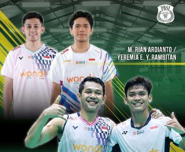 Alasan PBSI Turunkan Fajar/Fikri dan Rian/Yeremia di China Masters dan Korea Open 2025 Alasan PBSI Turunkan Fajar/Fikri dan Rian/Yeremia di China Masters dan Korea Open 2025