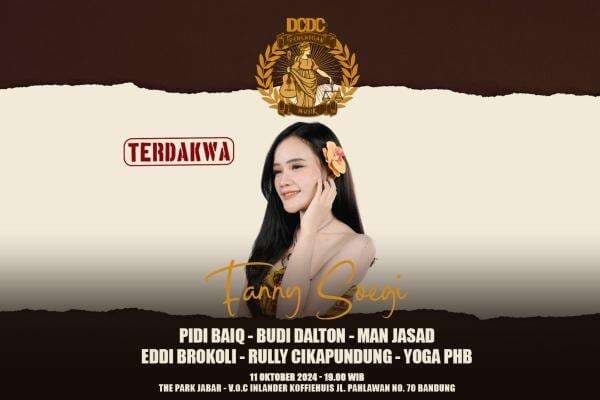 DCDC Pengadilan Musik akan <i>Sidang</i> Rebellion Rose dan Fanny Soegi DCDC Pengadilan Musik akan <i>Sidang</i> Rebellion Rose dan Fanny Soegi