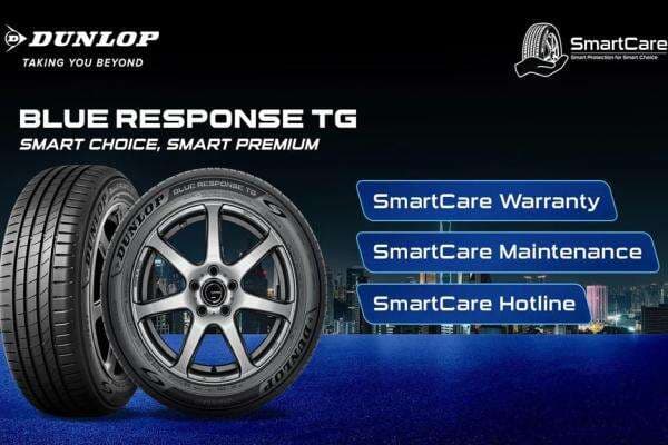 DUNLOP Hadirkan SmartCare Warranty, Solusi Tenang Pengguna Ban BLUE RESPONSE TG DUNLOP Hadirkan SmartCare Warranty, Solusi Tenang Pengguna Ban BLUE RESPONSE TG