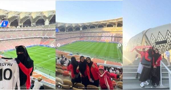Timnas Indonesia vs Timnas Arab Saudi, Ummi Pipik Nonton Langsung di Jeddah Sekaligus Umroh Timnas Indonesia vs Timnas Arab Saudi, Ummi Pipik Nonton Langsung di Jeddah Sekaligus Umroh