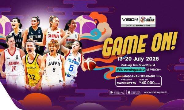 Jadwal dan Link Live Streaming FIBA Women Asia Cup 2025 di Vision+ Jadwal dan Link Live Streaming FIBA Women Asia Cup 2025 di Vision+