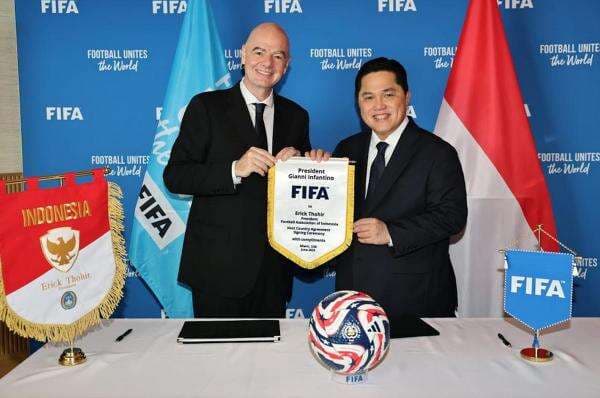Resmi! FIFA Tetapkan Jakarta sebagai Pusat Kegiatan di Asia, Erick Thohir: Sejarah Resmi! FIFA Tetapkan Jakarta sebagai Pusat Kegiatan di Asia, Erick Thohir: Sejarah