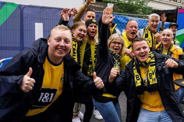 Final Liga Champions 2023/2024: 30 Ribu Suporter Borussia Dortmund Kuningkan Kota London Final Liga Champions 2023/2024: 30 Ribu Suporter Borussia Dortmund Kuningkan Kota London