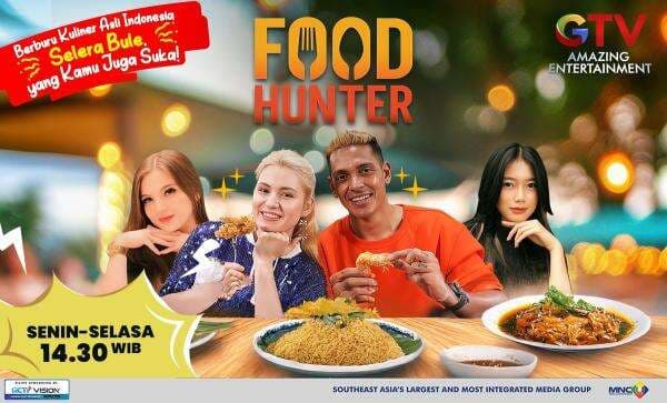Ketika Bule Berburu Kuliner Indonesia dalam Food Hunter GTV Ketika Bule Berburu Kuliner Indonesia dalam Food Hunter GTV