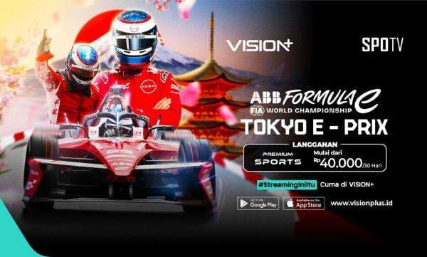 Jadwal dan Link Live Streaming Formula E Tokyo E-Prix 2024-2025 di Vision+, Klik di Sini! Jadwal dan Link Live Streaming Formula E Tokyo E-Prix 2024-2025 di Vision+, Klik di Sini!