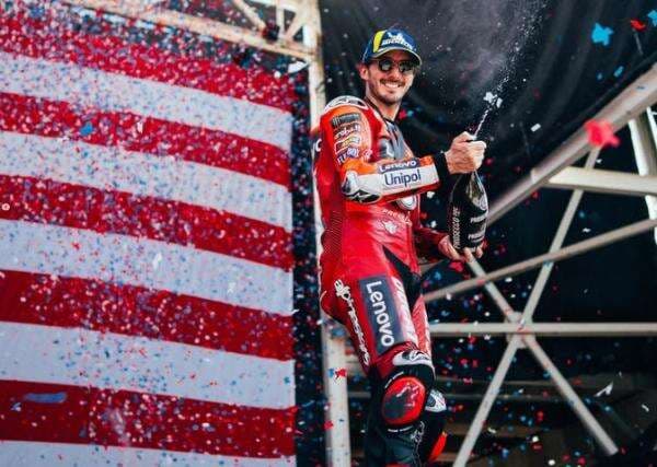 Temukan Hal Positif, Francesco Bagnaia Pede Bisa Kalahkan Marc Marquez di MotoGP Amerika Serikat 2025 Temukan Hal Positif, Francesco Bagnaia Pede Bisa Kalahkan Marc Marquez di MotoGP Amerika Serikat 2025