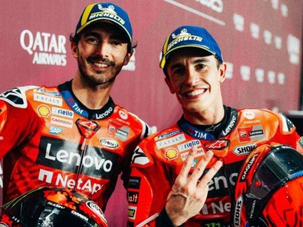Meski Lagi-Lagi Kalah dari Marc Marquez, Francesco Bagnaia Tetap Puas dengan Hasil MotoGP Qatar 2025 Meski Lagi-Lagi Kalah dari Marc Marquez, Francesco Bagnaia Tetap Puas dengan Hasil MotoGP Qatar 2025