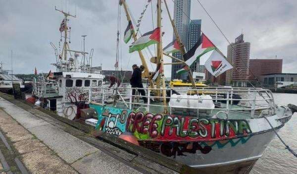 18 Aktivis Berlayar Lagi ke Gaza dalam Misi Freedom Flotilla, Patahkan Blokade Israel 18 Aktivis Berlayar Lagi ke Gaza dalam Misi Freedom Flotilla, Patahkan Blokade Israel