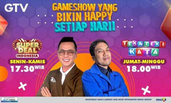 Andhika Pratama dan Desta Buat Anda Happy dengan 2 Game Show Seru di GTV Andhika Pratama dan Desta Buat Anda Happy dengan 2 Game Show Seru di GTV