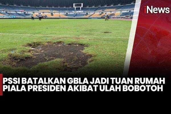 Bobotoh Rusak Stadion usai Laga Persib, GBLA Batal Jadi Tuan Rumah Piala Presiden Bobotoh Rusak Stadion usai Laga Persib, GBLA Batal Jadi Tuan Rumah Piala Presiden