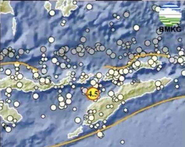 Gempa M4,5 Guncang Lembata NTT, BMKG: Tidak Berpotensi Tsunami! Gempa M4,5 Guncang Lembata NTT, BMKG: Tidak Berpotensi Tsunami!