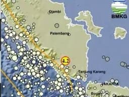 Gempa M4,2 Guncang Way Kanan Lampung
