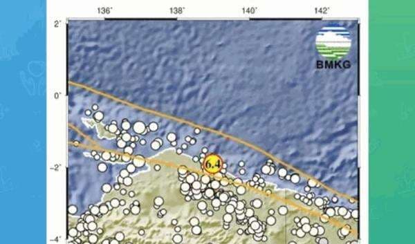 Gempa M6,4 Guncang Sarmi Papua, Ini Analisis BMKG Gempa M6,4 Guncang Sarmi Papua, Ini Analisis BMKG