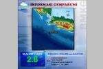Gempa Susulan M 2,8 Guncang Bayah Banten, BPBD: Belum Ada Laporan Kerusakan