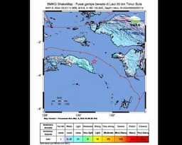 Gempa Susulan M5,8 Guncang Maluku, Tak Berpotensi Tsunami