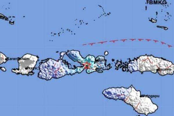 Gempa Terkini Magnitudo 4,8 Guncang Dompu NTB Gempa Terkini Magnitudo 4,8 Guncang Dompu NTB