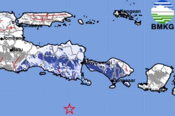Gempa Terkini M4,8 Guncang Jembrana Bali, Terasa Cukup Kuat di Kuta Selatan Gempa Terkini M4,8 Guncang Jembrana Bali, Terasa Cukup Kuat di Kuta Selatan
