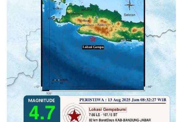 Gempa M 4,7 Guncang Bandung, Camat Pangalengan: Tak Ada Laporan Kerusakan Gempa M 4,7 Guncang Bandung, Camat Pangalengan: Tak Ada Laporan Kerusakan