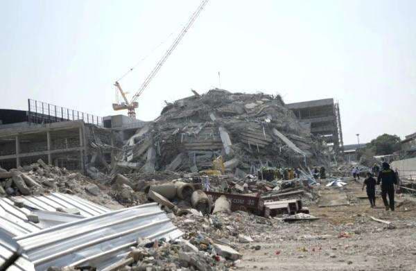 Gedung 30 Lantai di Thailand Ambruk akibat Gempa M7,7 Myanmar, 43 Orang Tertimbun Gedung 30 Lantai di Thailand Ambruk akibat Gempa M7,7 Myanmar, 43 Orang Tertimbun